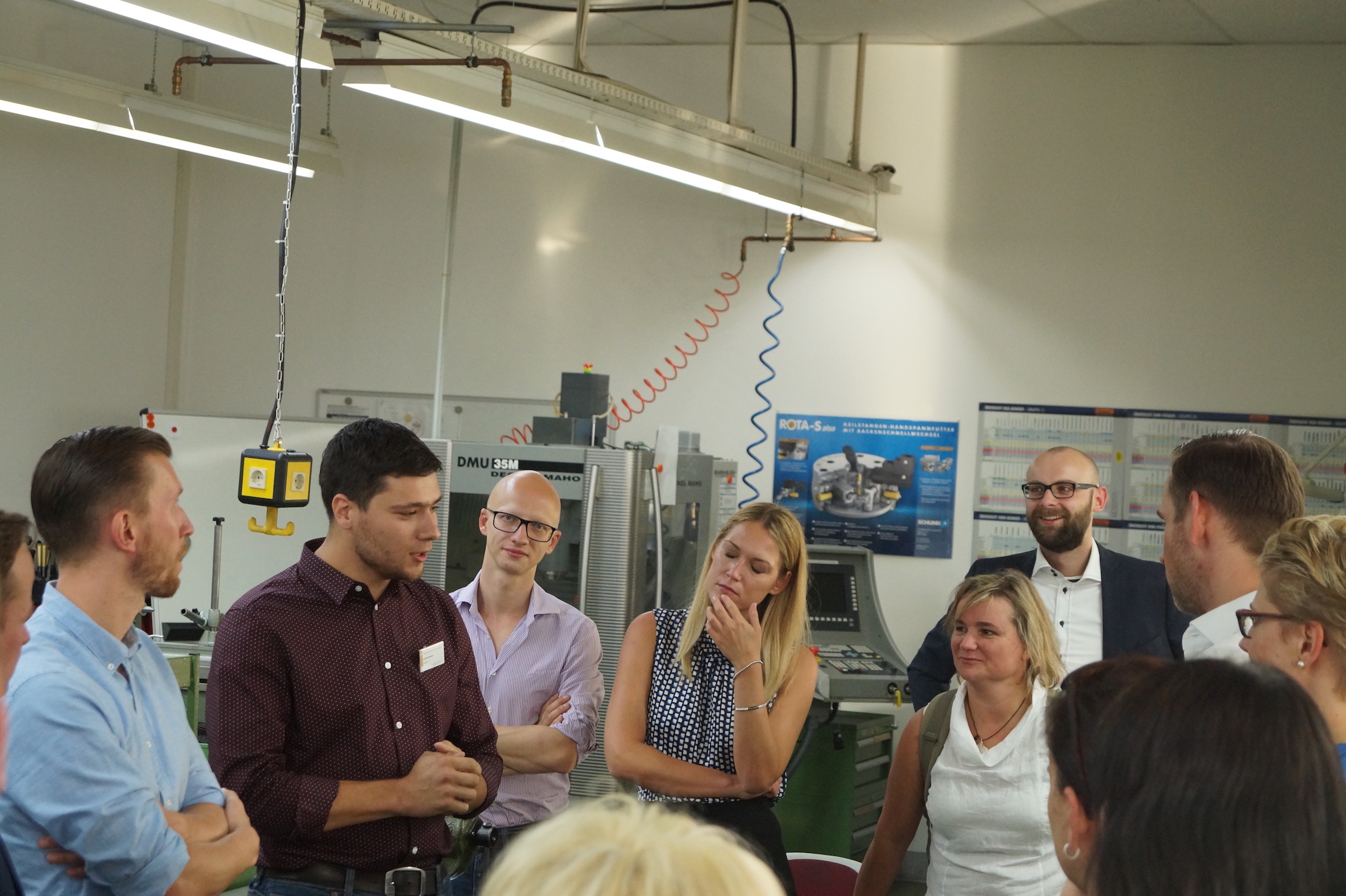 Besichtigung der Werkstätten